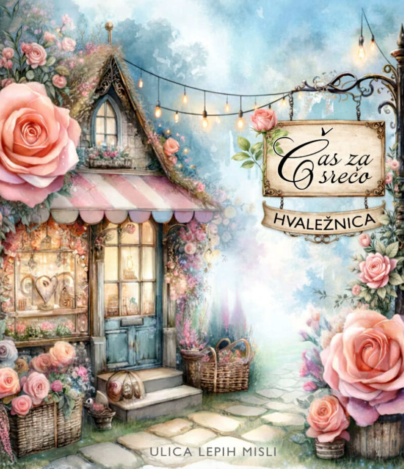 NOVO - Hvaležnica Čas za srečo. Redna cena 22€ brez prednaročil. Lahko si jo rezerviraš in ko jo dobim iz tiskarne, pošljem na mail podatke za plačilo. Darilce prejmejo vsi, ki hvaležnico naročijo preden pride iz tiskarne.